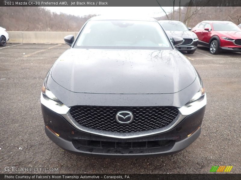 Jet Black Mica / Black 2021 Mazda CX-30 Preferred AWD