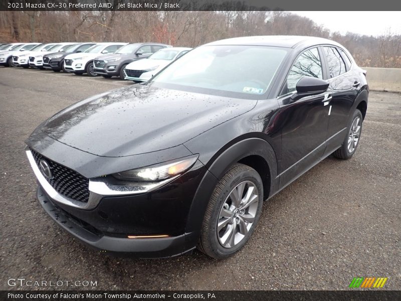 Jet Black Mica / Black 2021 Mazda CX-30 Preferred AWD