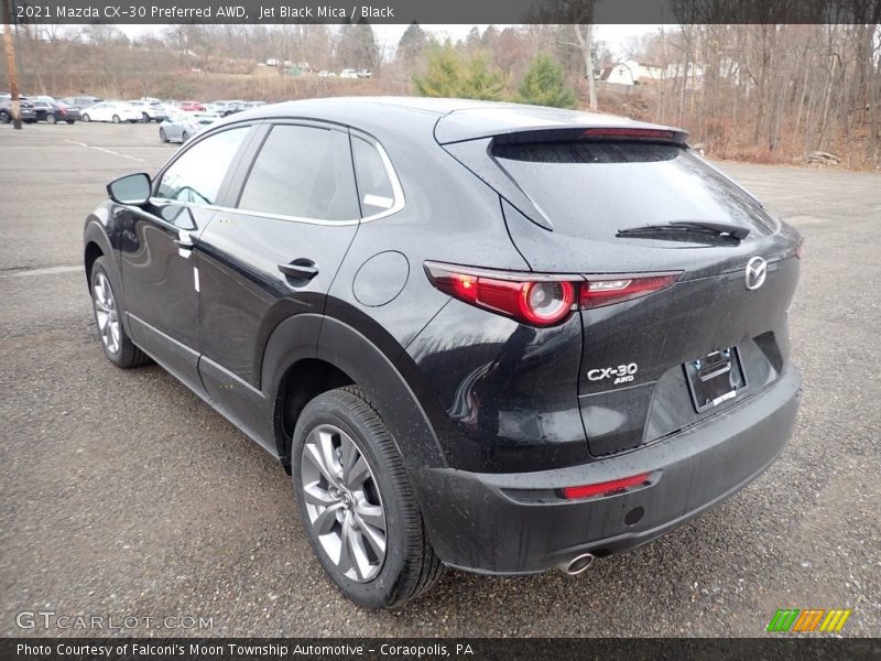 Jet Black Mica / Black 2021 Mazda CX-30 Preferred AWD