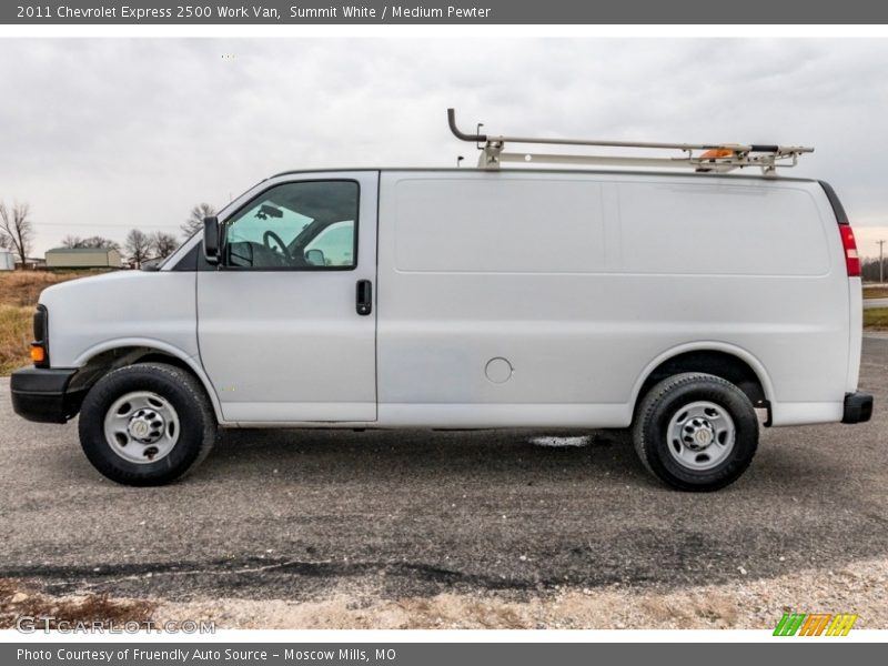 Summit White / Medium Pewter 2011 Chevrolet Express 2500 Work Van