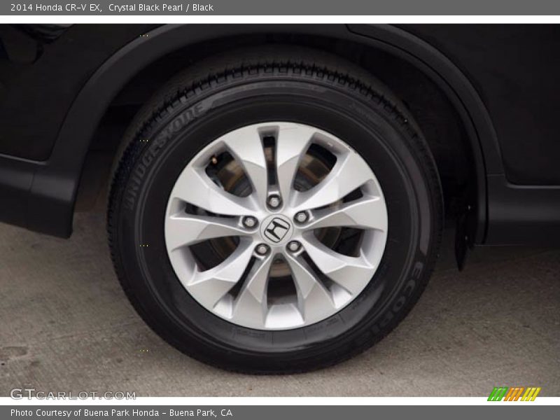 Crystal Black Pearl / Black 2014 Honda CR-V EX