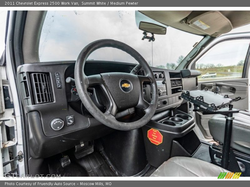 Summit White / Medium Pewter 2011 Chevrolet Express 2500 Work Van