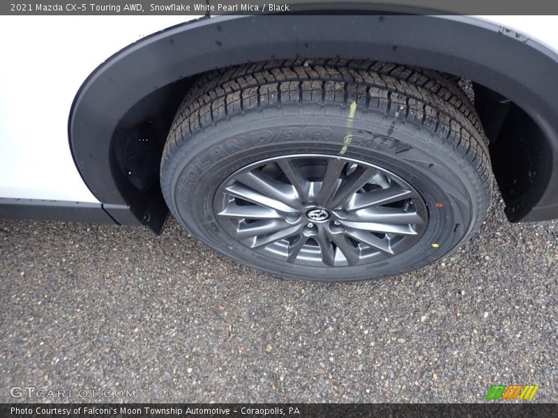 Snowflake White Pearl Mica / Black 2021 Mazda CX-5 Touring AWD