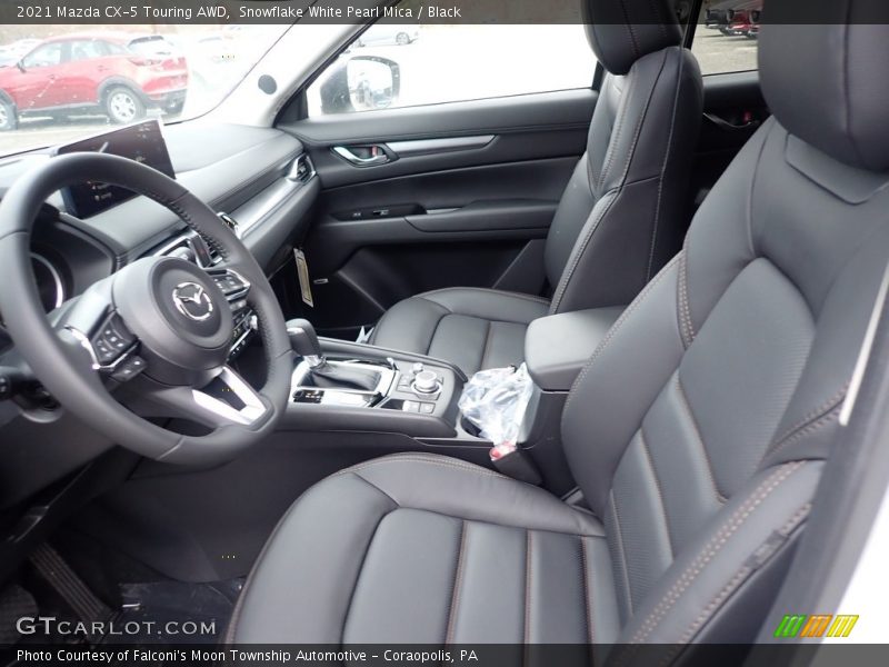 Snowflake White Pearl Mica / Black 2021 Mazda CX-5 Touring AWD