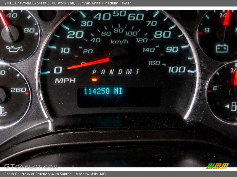 Summit White / Medium Pewter 2011 Chevrolet Express 2500 Work Van