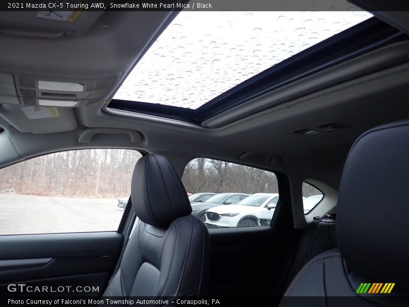 Snowflake White Pearl Mica / Black 2021 Mazda CX-5 Touring AWD