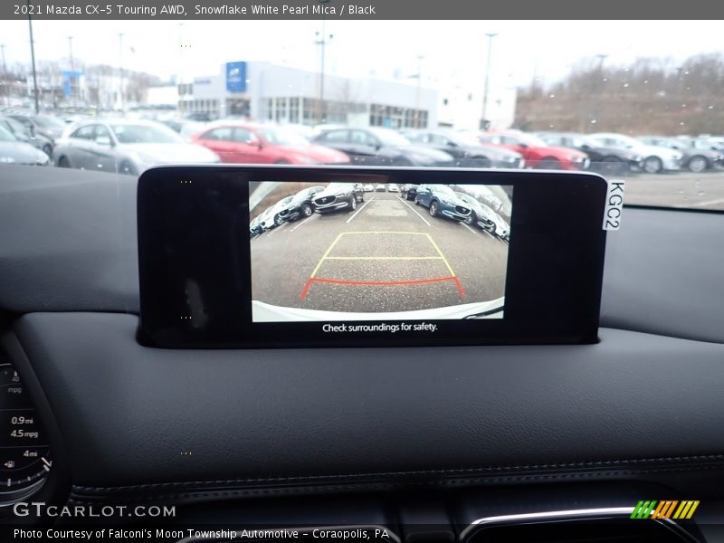 Snowflake White Pearl Mica / Black 2021 Mazda CX-5 Touring AWD