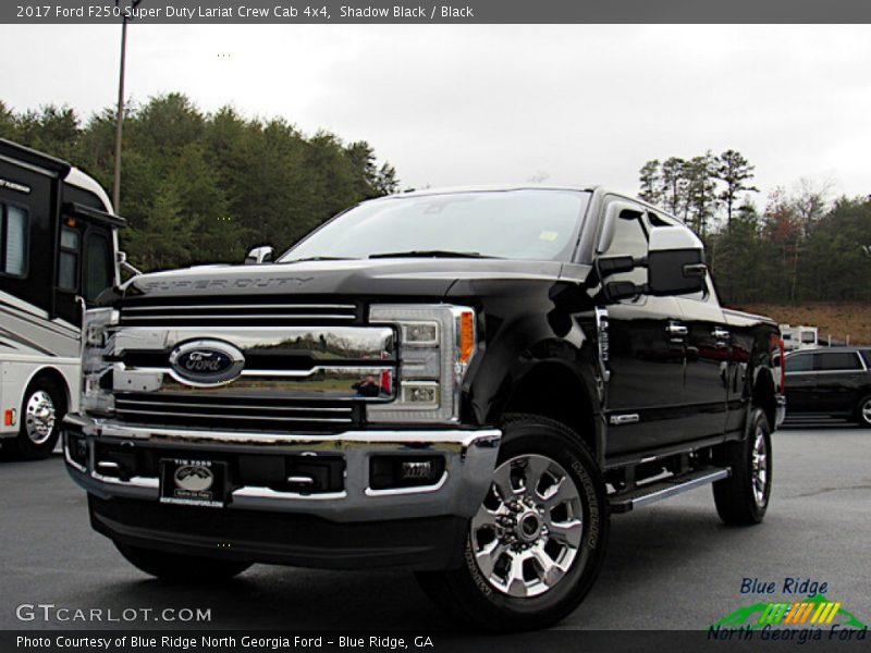 Shadow Black / Black 2017 Ford F250 Super Duty Lariat Crew Cab 4x4