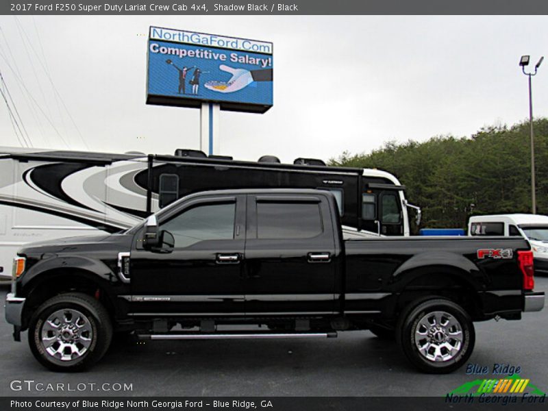 Shadow Black / Black 2017 Ford F250 Super Duty Lariat Crew Cab 4x4