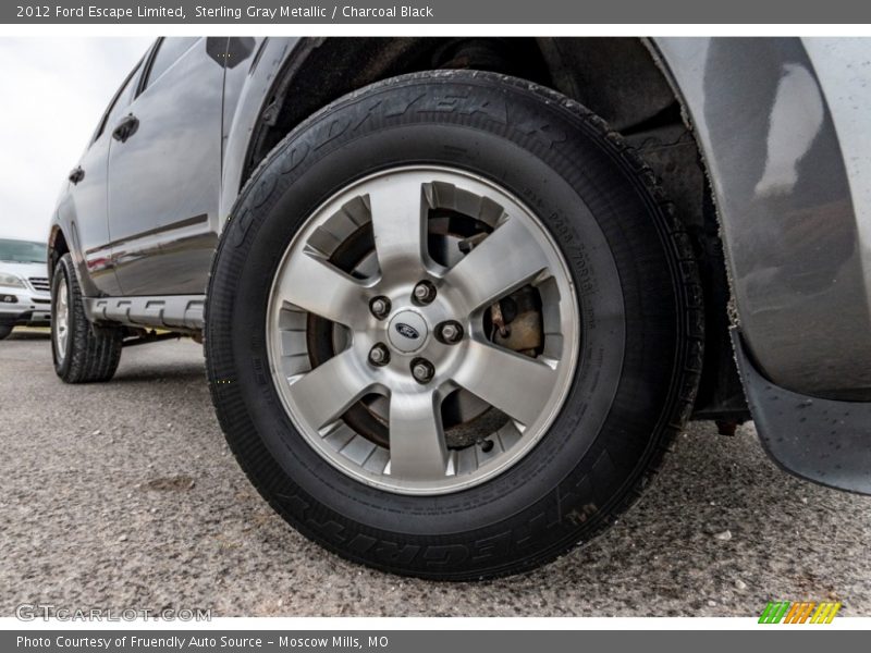 Sterling Gray Metallic / Charcoal Black 2012 Ford Escape Limited
