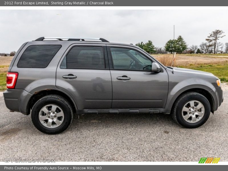 Sterling Gray Metallic / Charcoal Black 2012 Ford Escape Limited