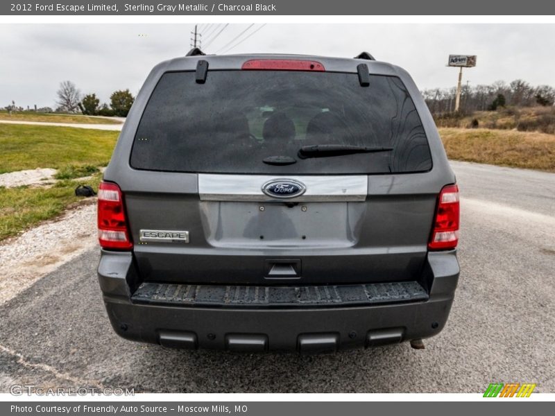 Sterling Gray Metallic / Charcoal Black 2012 Ford Escape Limited
