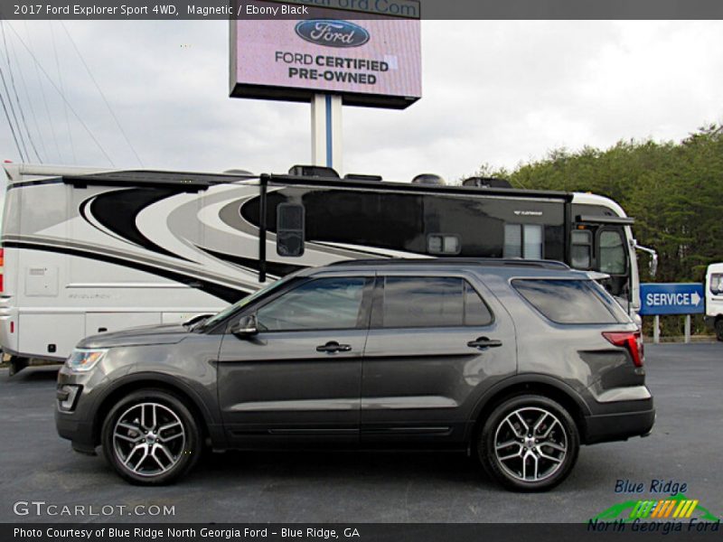 Magnetic / Ebony Black 2017 Ford Explorer Sport 4WD