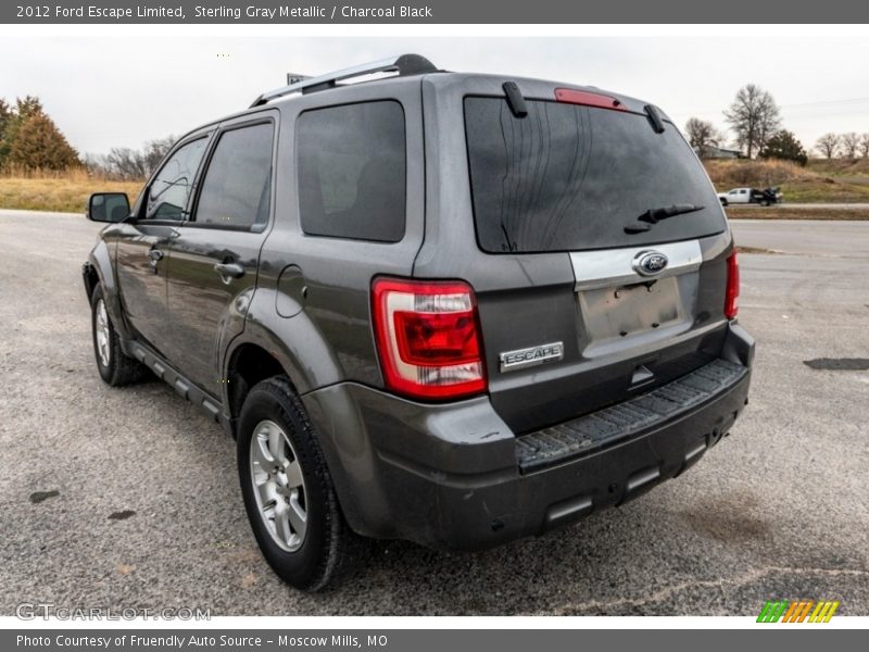 Sterling Gray Metallic / Charcoal Black 2012 Ford Escape Limited