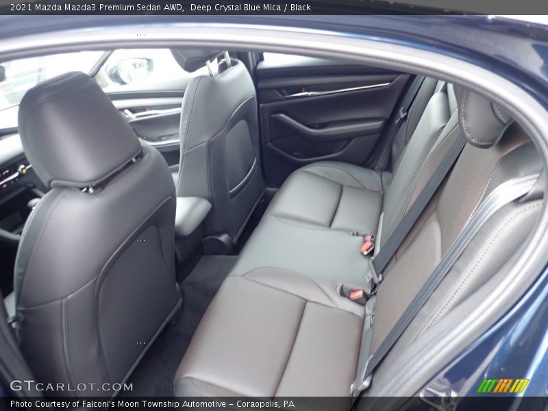 Rear Seat of 2021 Mazda3 Premium Sedan AWD