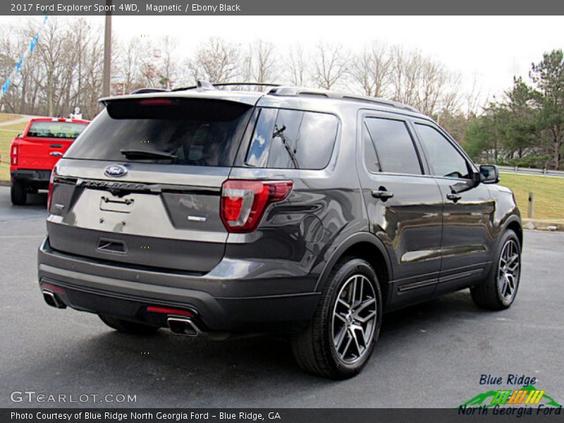 Magnetic / Ebony Black 2017 Ford Explorer Sport 4WD