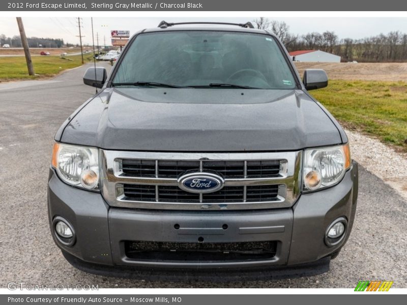 Sterling Gray Metallic / Charcoal Black 2012 Ford Escape Limited