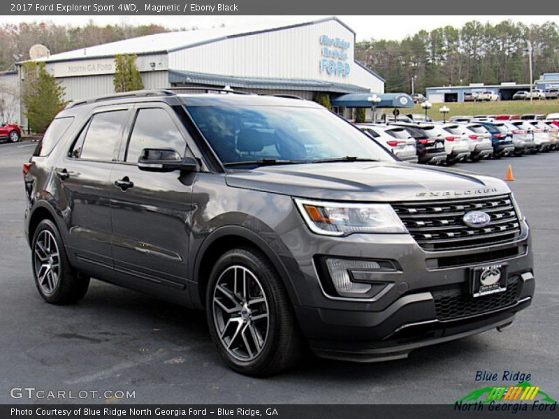 Magnetic / Ebony Black 2017 Ford Explorer Sport 4WD
