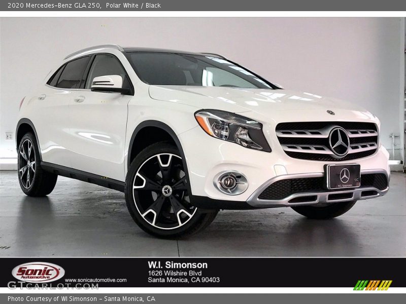 Polar White / Black 2020 Mercedes-Benz GLA 250
