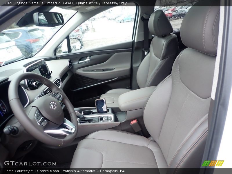 Front Seat of 2020 Santa Fe Limited 2.0 AWD