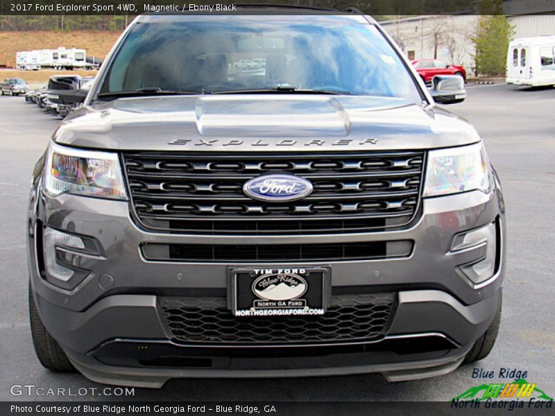 Magnetic / Ebony Black 2017 Ford Explorer Sport 4WD