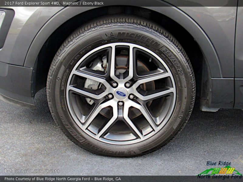 Magnetic / Ebony Black 2017 Ford Explorer Sport 4WD