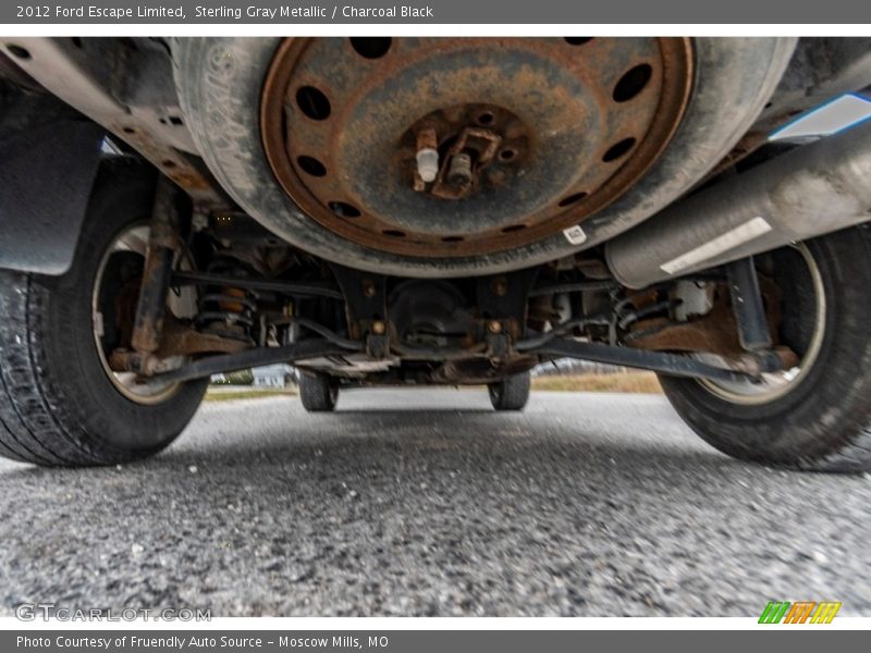 Sterling Gray Metallic / Charcoal Black 2012 Ford Escape Limited