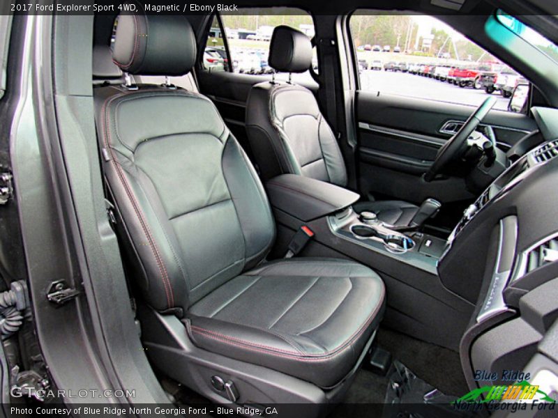 Magnetic / Ebony Black 2017 Ford Explorer Sport 4WD