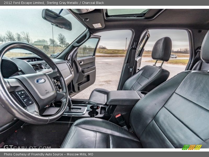 Sterling Gray Metallic / Charcoal Black 2012 Ford Escape Limited