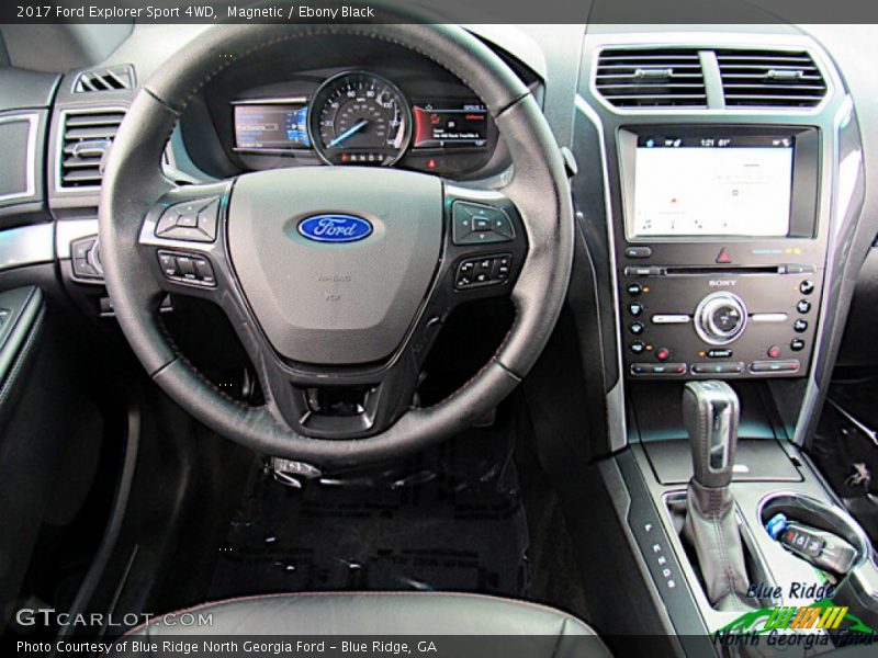 Magnetic / Ebony Black 2017 Ford Explorer Sport 4WD
