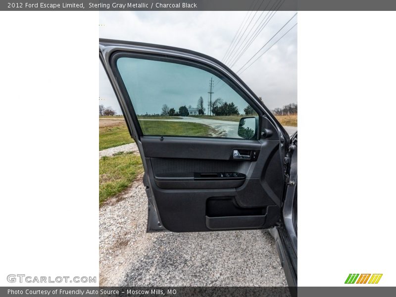 Sterling Gray Metallic / Charcoal Black 2012 Ford Escape Limited