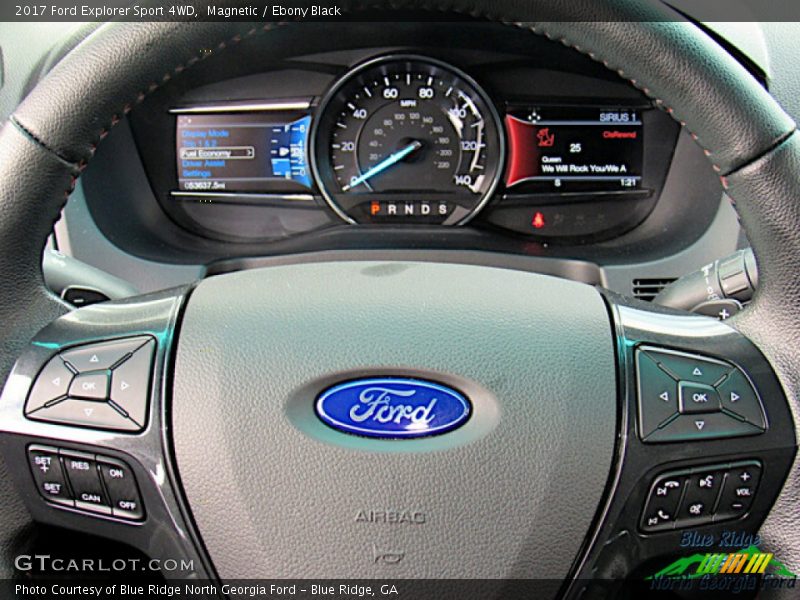 Magnetic / Ebony Black 2017 Ford Explorer Sport 4WD