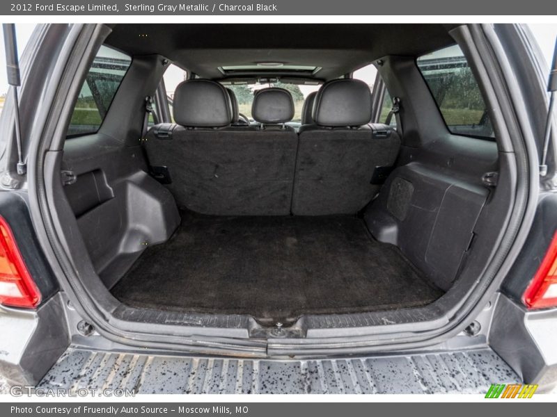 Sterling Gray Metallic / Charcoal Black 2012 Ford Escape Limited