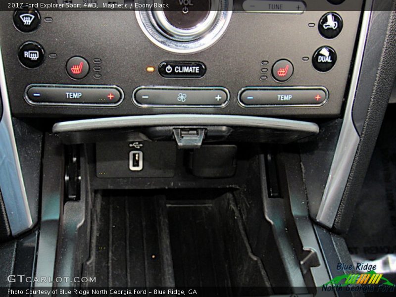 Magnetic / Ebony Black 2017 Ford Explorer Sport 4WD