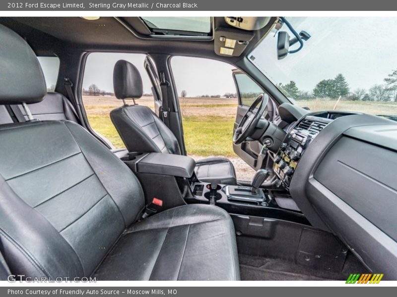 Sterling Gray Metallic / Charcoal Black 2012 Ford Escape Limited