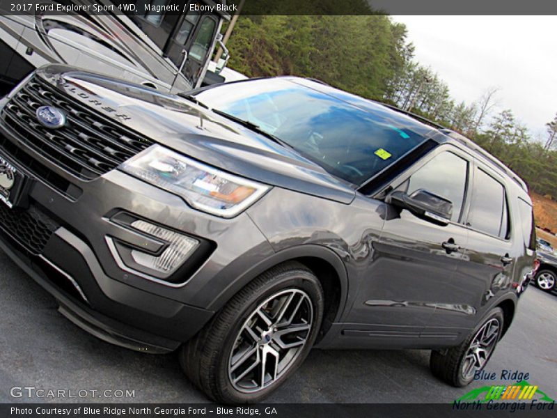 Magnetic / Ebony Black 2017 Ford Explorer Sport 4WD