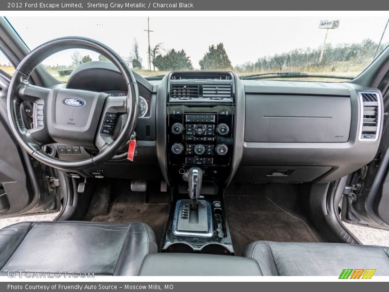Sterling Gray Metallic / Charcoal Black 2012 Ford Escape Limited
