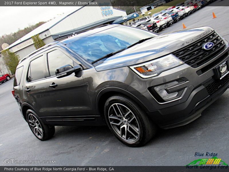 Magnetic / Ebony Black 2017 Ford Explorer Sport 4WD