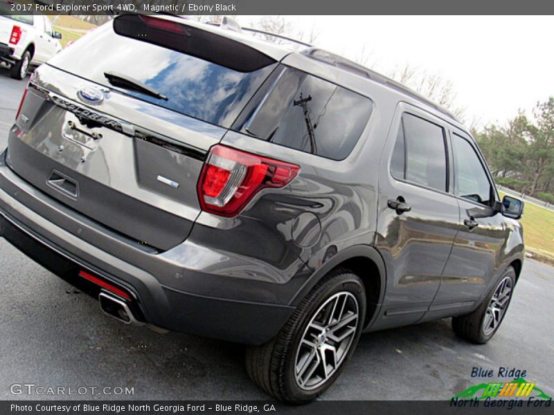 Magnetic / Ebony Black 2017 Ford Explorer Sport 4WD