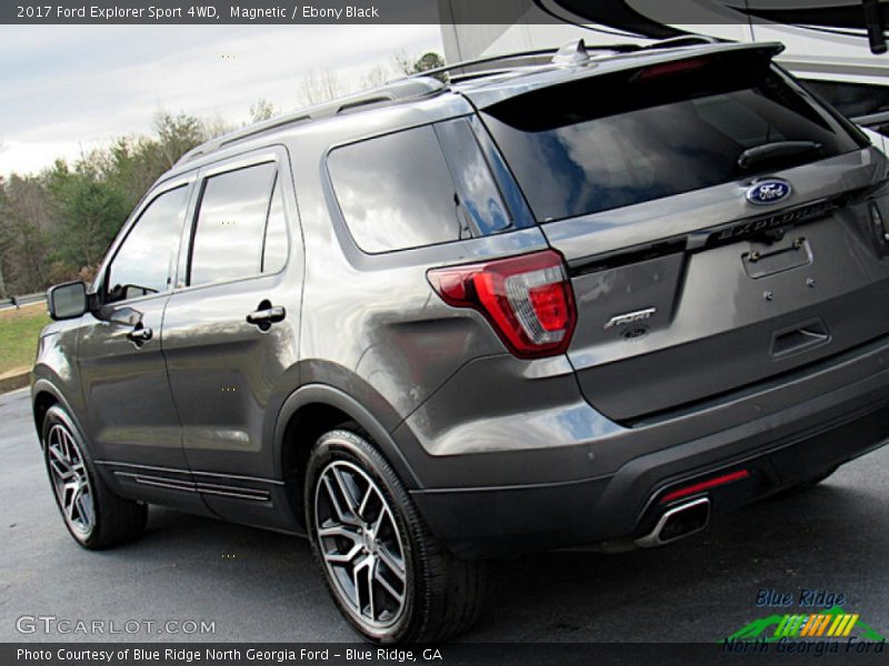 Magnetic / Ebony Black 2017 Ford Explorer Sport 4WD
