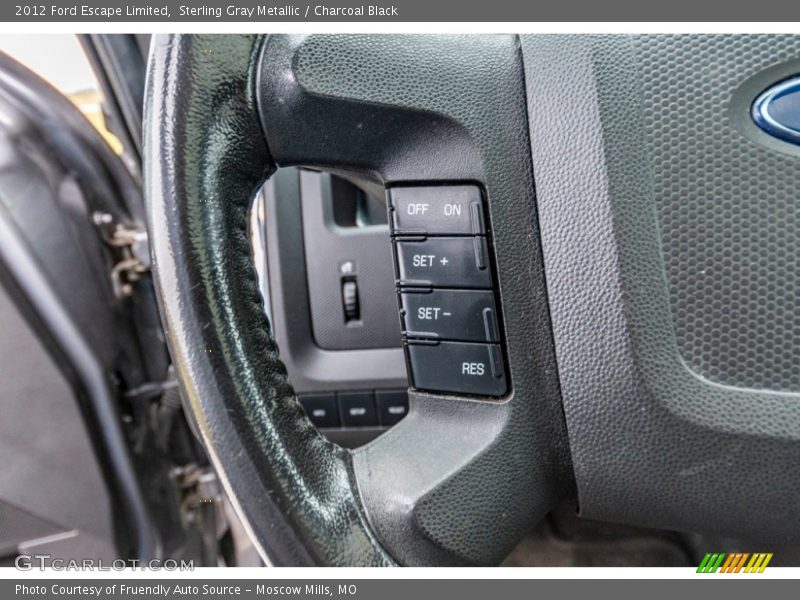 Sterling Gray Metallic / Charcoal Black 2012 Ford Escape Limited