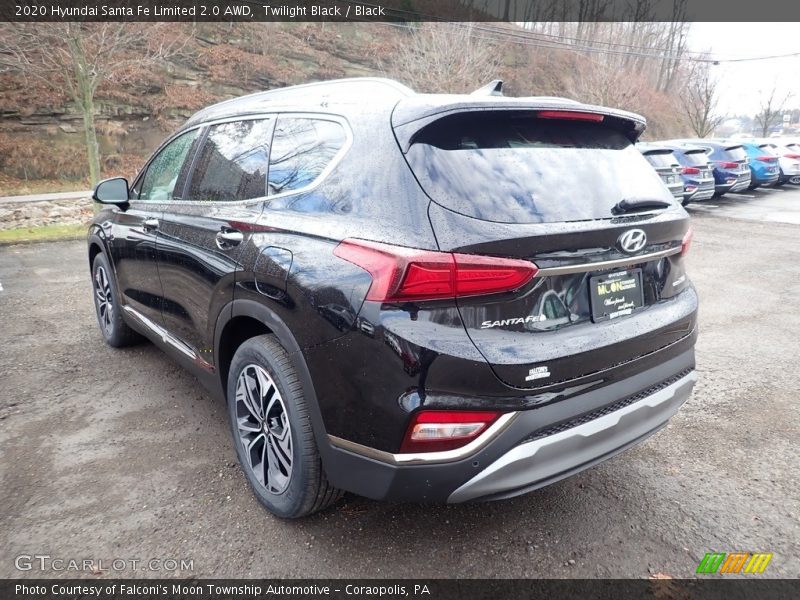 Twilight Black / Black 2020 Hyundai Santa Fe Limited 2.0 AWD