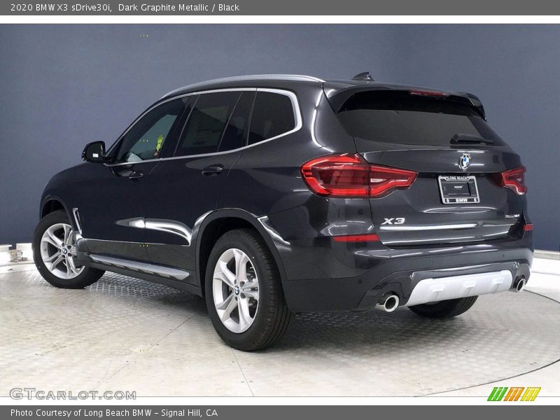 Dark Graphite Metallic / Black 2020 BMW X3 sDrive30i