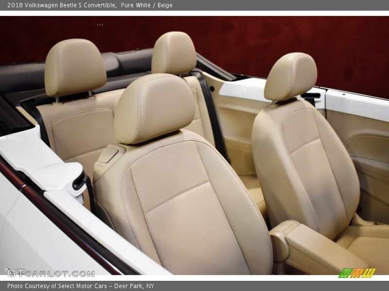 Pure White / Beige 2018 Volkswagen Beetle S Convertible