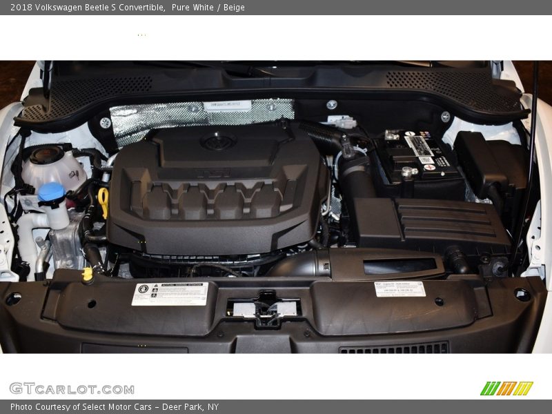 Pure White / Beige 2018 Volkswagen Beetle S Convertible