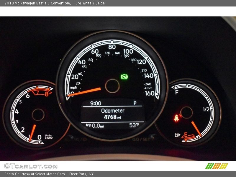 Pure White / Beige 2018 Volkswagen Beetle S Convertible
