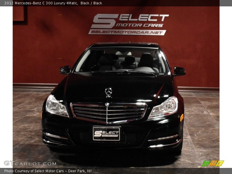 Black / Black 2012 Mercedes-Benz C 300 Luxury 4Matic