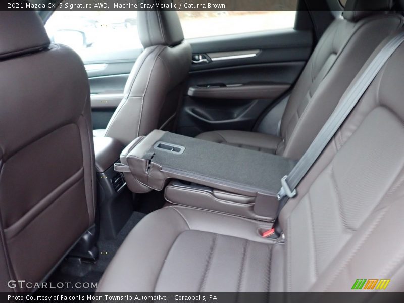 Machine Gray Metallic / Caturra Brown 2021 Mazda CX-5 Signature AWD