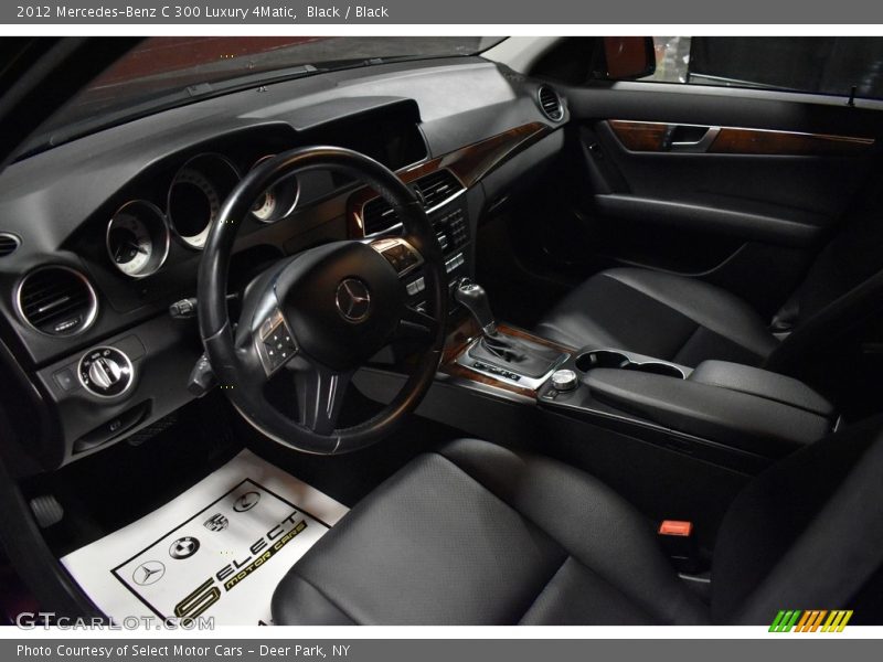 Black / Black 2012 Mercedes-Benz C 300 Luxury 4Matic