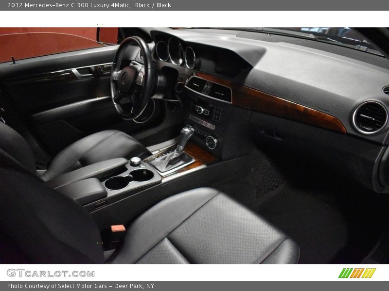 Black / Black 2012 Mercedes-Benz C 300 Luxury 4Matic